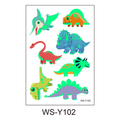 Selvlysende tatoveringer dino – 5 ark