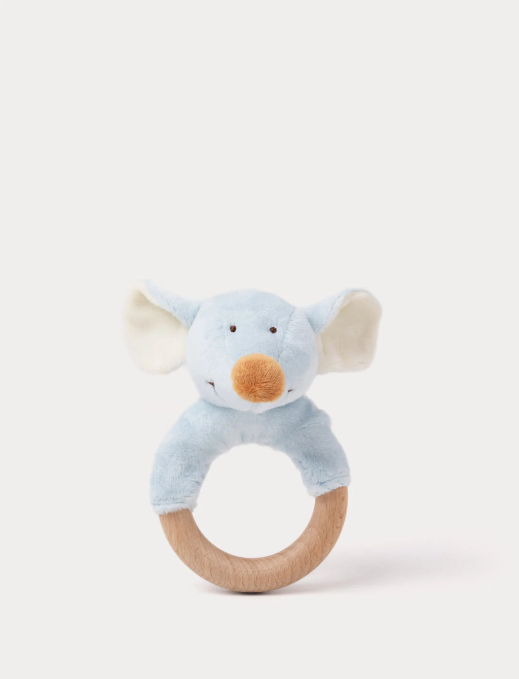 Diinglisar rammelaar met houten ring – Muis – 1 stuk