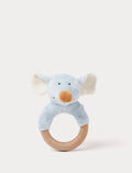 Diinglisar rammelaar met houten ring – Muis – 1 stuk