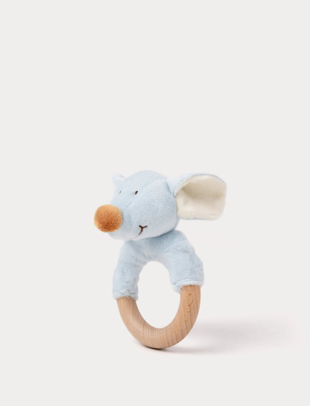 Diinglisar rammelaar met houten ring – Muis – 1 stuk