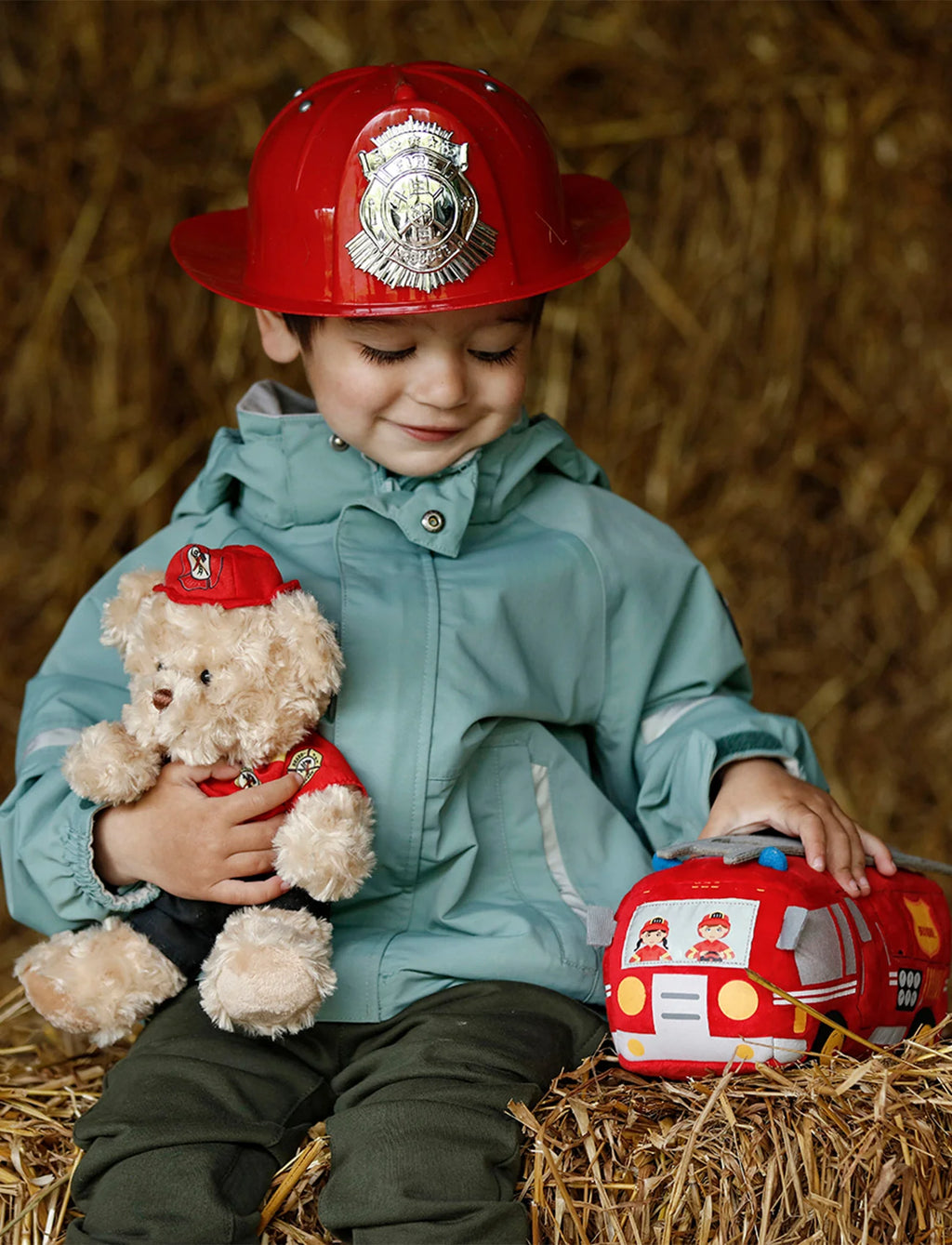 Zachte brandweerwagen met afneembare ladder – 1 stuk