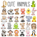 Happy Animal Stickers – 100 pcs