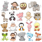Happy Animal Stickers – 100 pcs