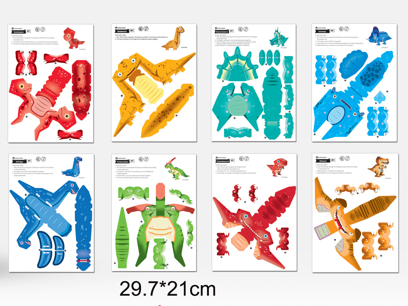 Jurassic aktivitetspark 3D-puslespil – 24 stk
