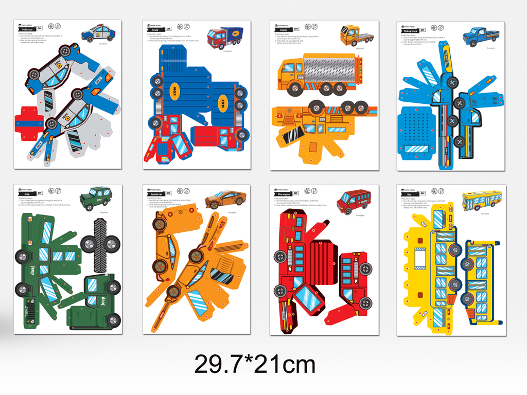 MotorMix 3D Puzzles – 24 pcs