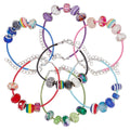 Bracelets with glass beads – 7 pcs