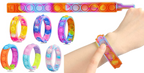 Silicone Push‑Pull Bracelets – 25 pcs