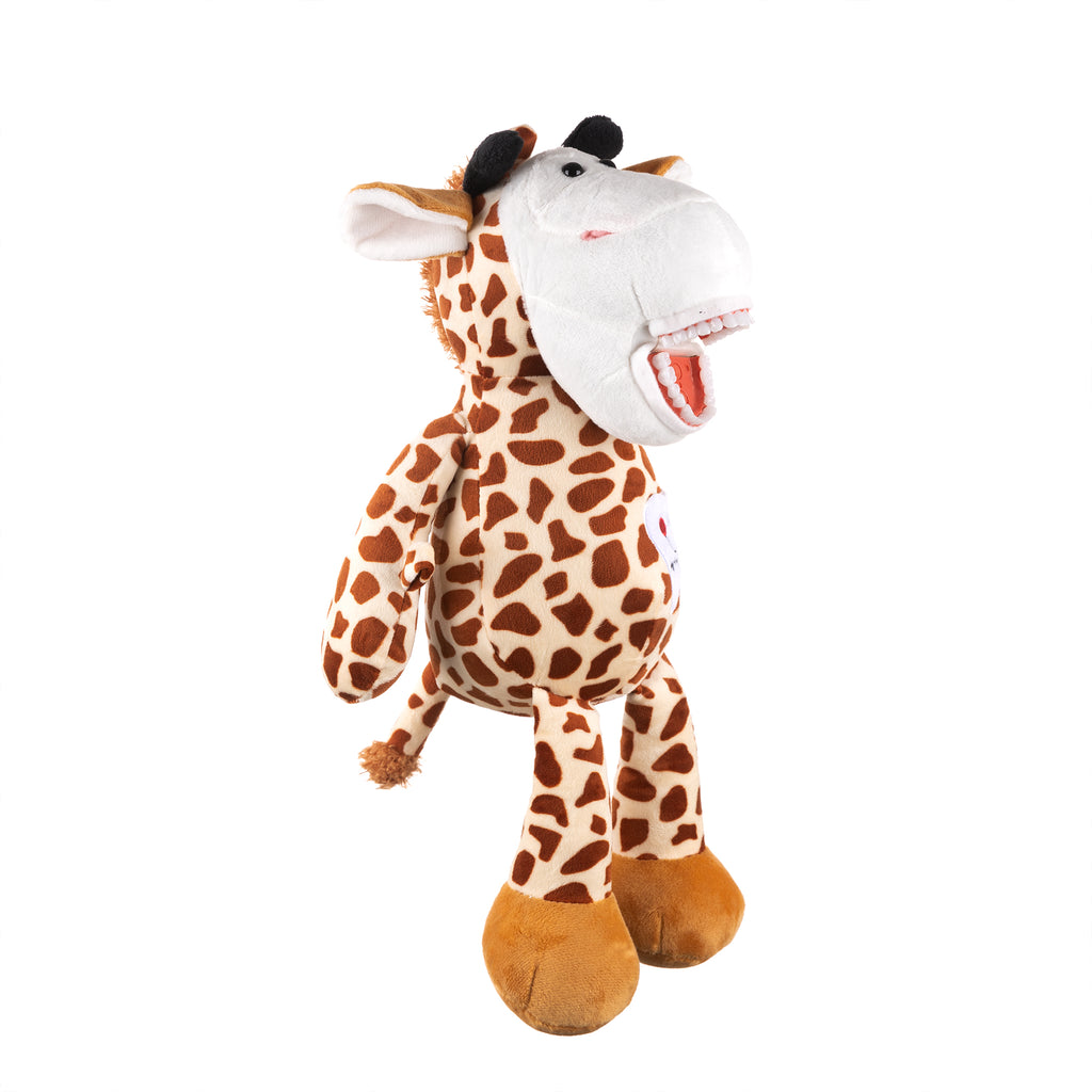 Display doll Giraffe with toothbrush