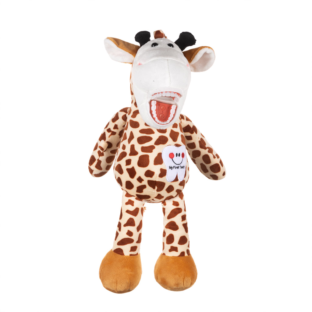 Display doll Giraffe with toothbrush