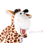 Display doll Giraffe with toothbrush