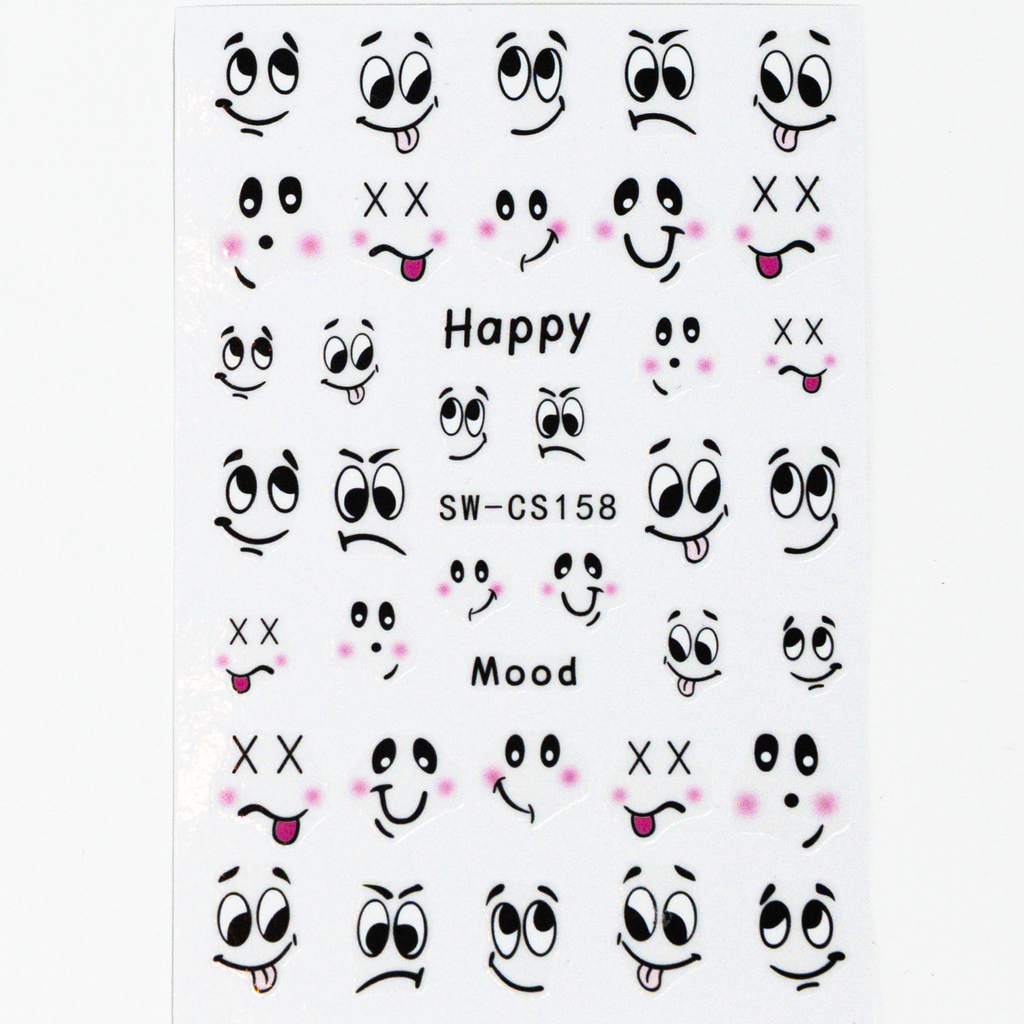 Happy Nail Stickers – 144 pcs