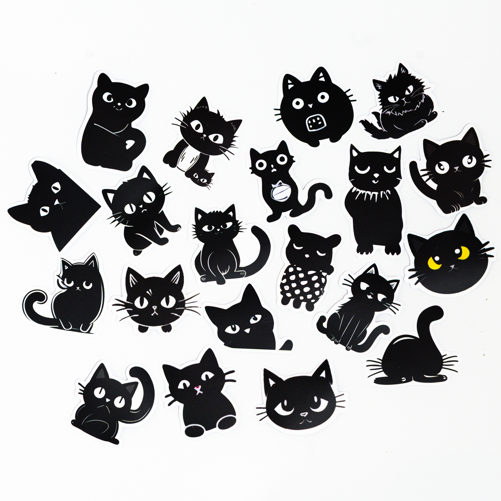 Cat‑Astrophe Stickers – 50 stuks