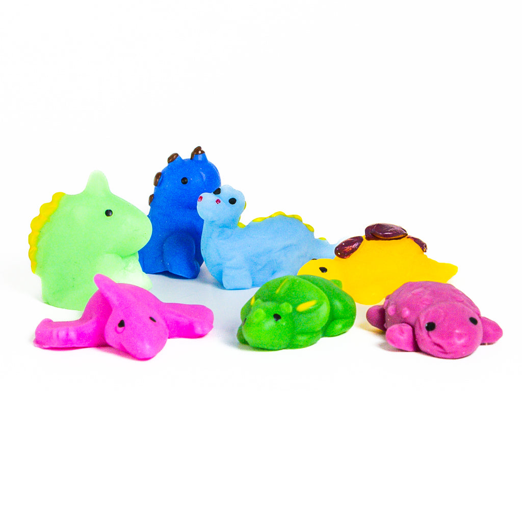 Super bløde mini-dinosaurer - 40 stk