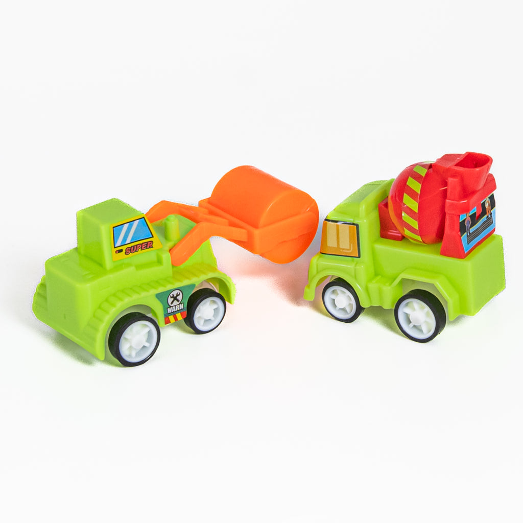 Larger Pullback Work Vehicles  27pcs