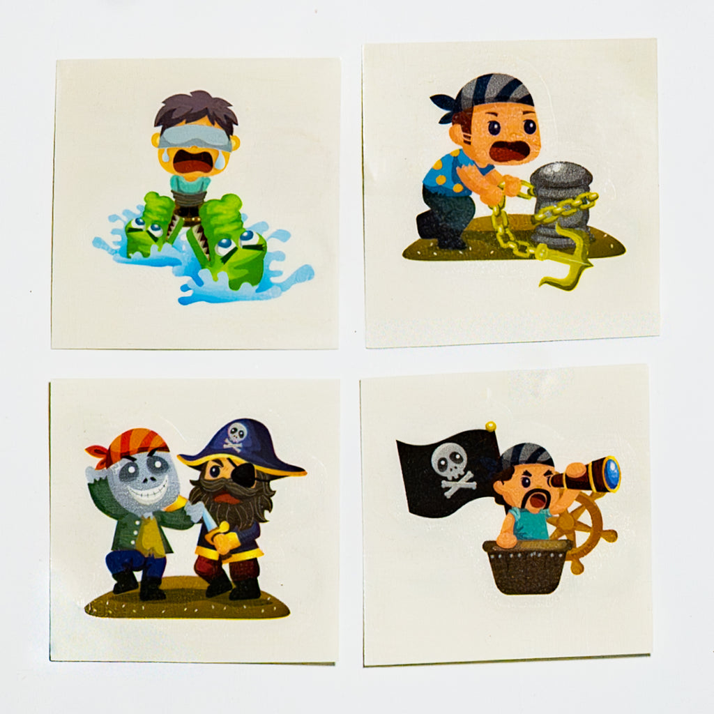 Pirate tattoos – 96 pcs