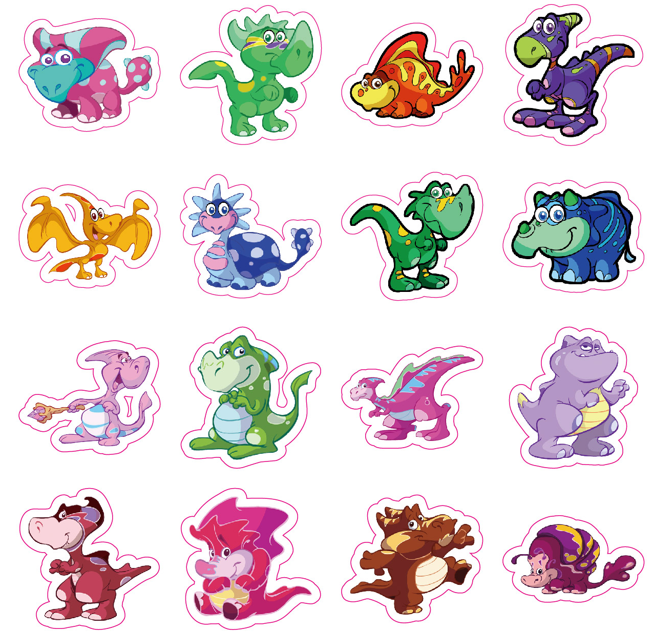 Glade dino tatoveringer 100 stk