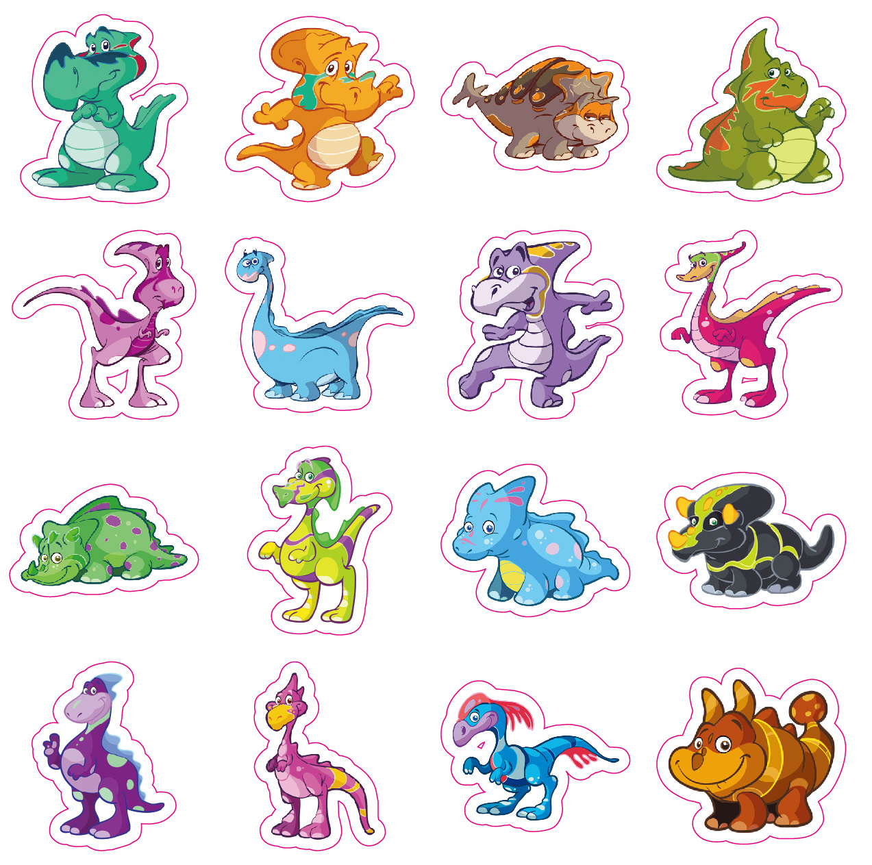 Glade dino tatoveringer 100 stk