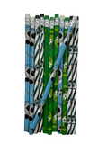 Sportpotloden met gum – 12 stuks