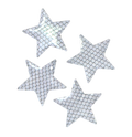 Reflective stickers silver stars – 12 pcs