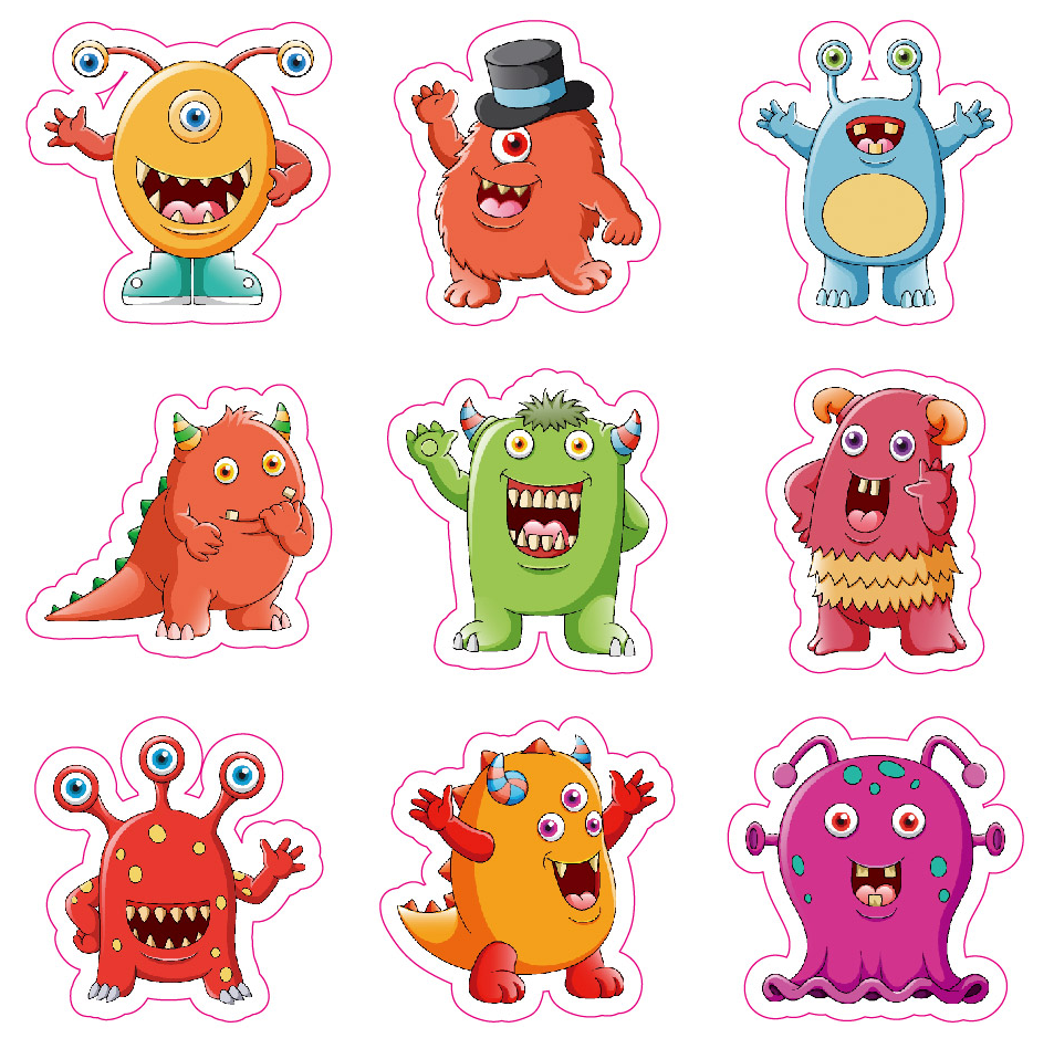 Monster tatoveringer – 100 stk