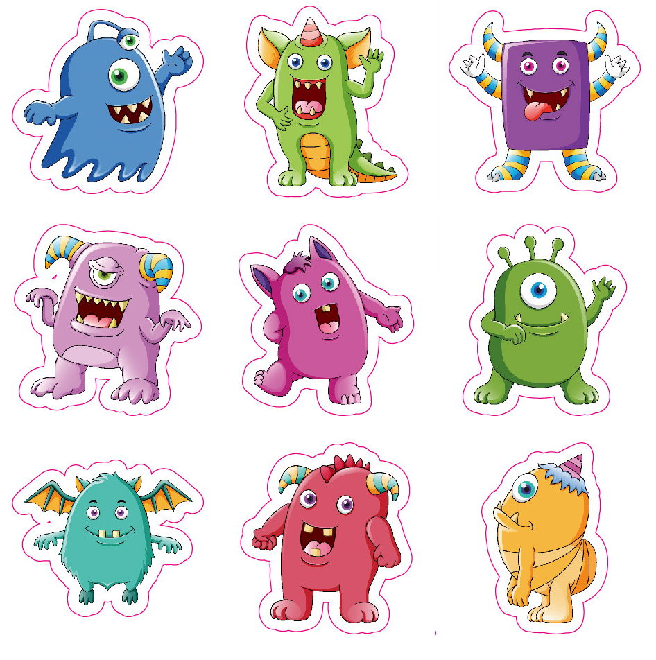 Monster tatoveringer – 100 stk