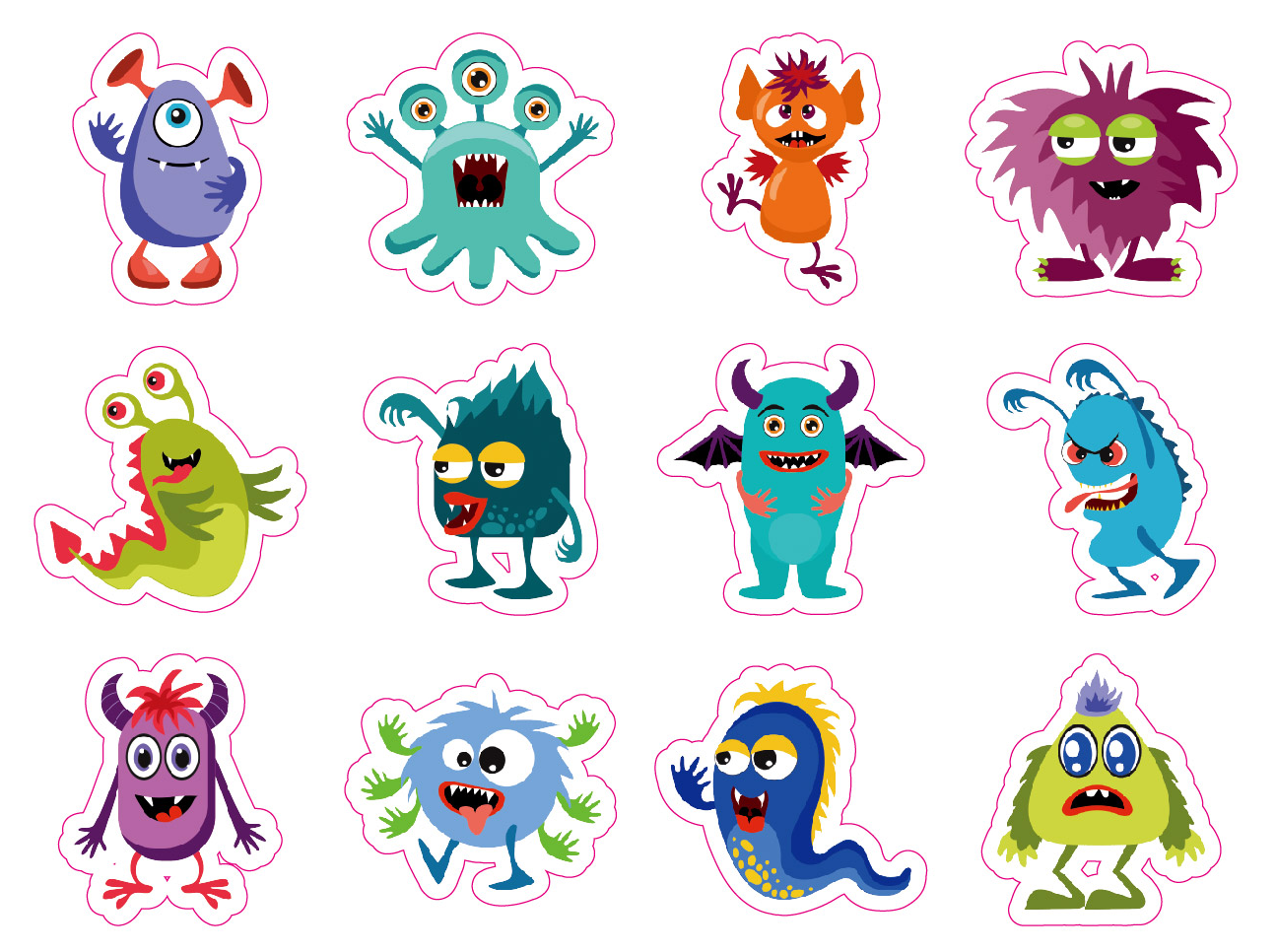 Monster tatoveringer – 100 stk
