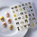 Schattige 3D Nagelstickers – Honden (108 stickers)
