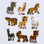 Playful Pony Friends Stickers 80 pcs