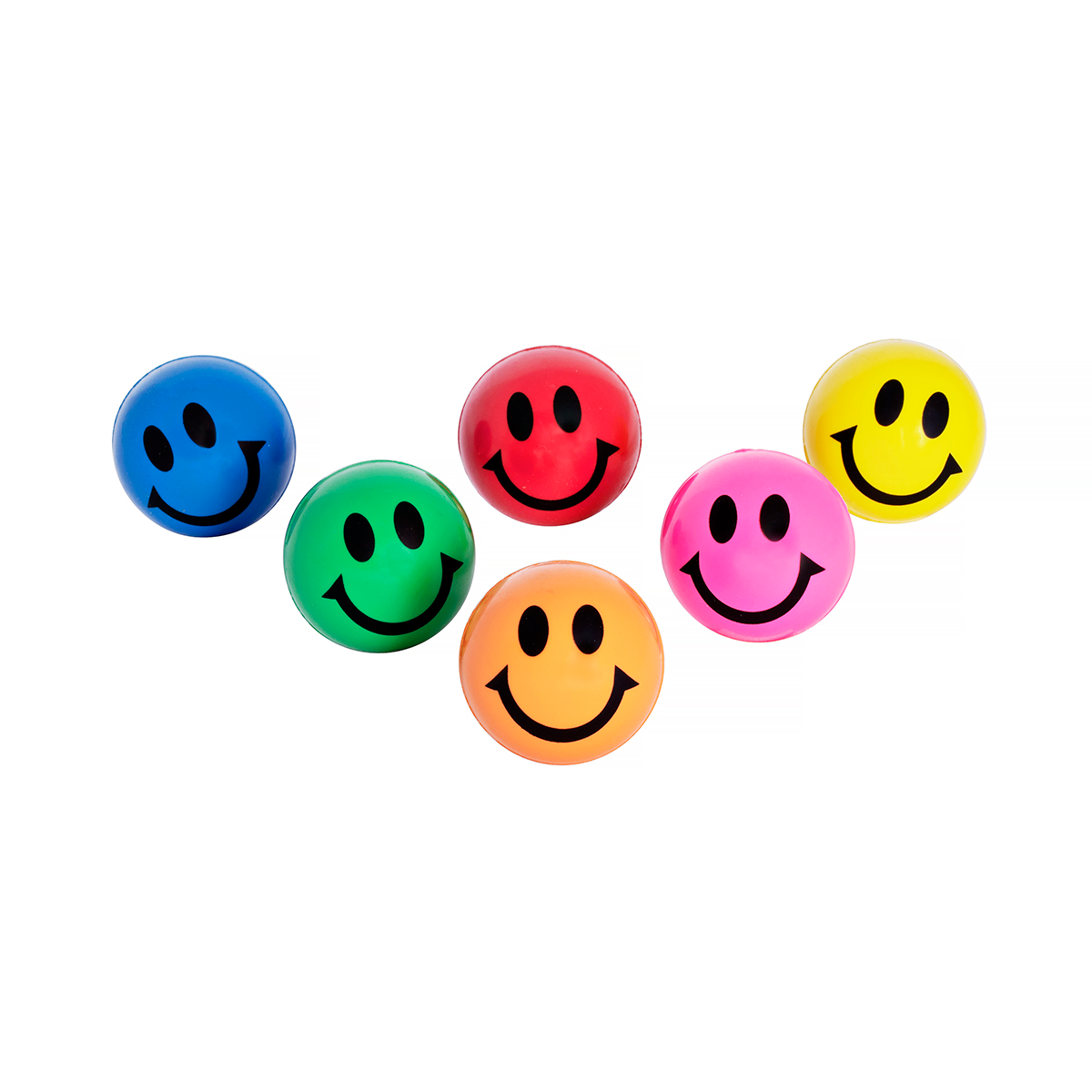 Hoppebolde med smiley – 40 stk.