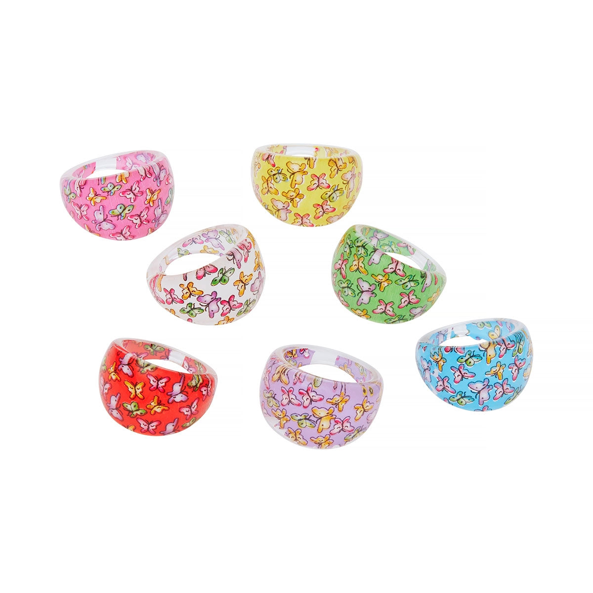 Butterfly Rings – 100 pcs