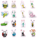 Thick stickers with googly eyes – 100 pcs