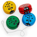 Lieveheersbeestje Yoyo van hout – 12 stuks