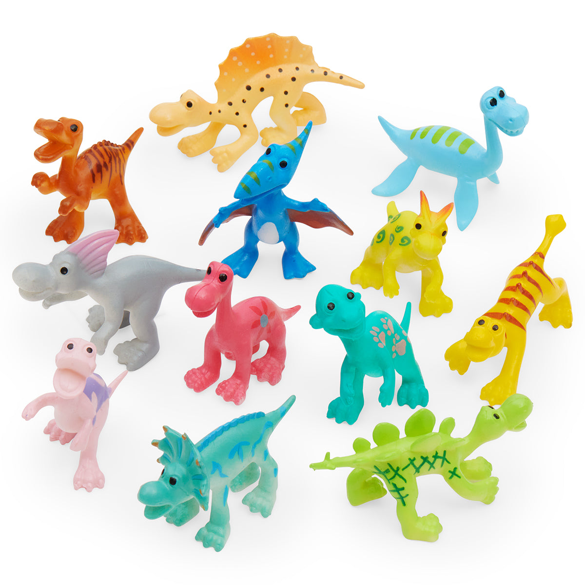 Smukke glade dinosaurer 48 stk