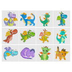 Happy Dragon tattoos 100pcs