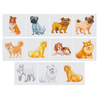 Beautiful Dog Stickers – 84 pcs