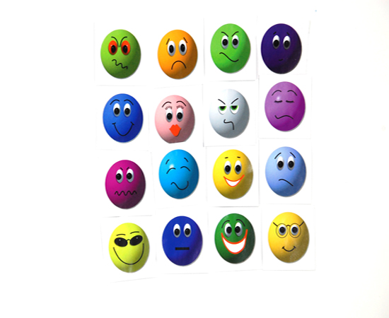 Smile stickers – 100 pcs