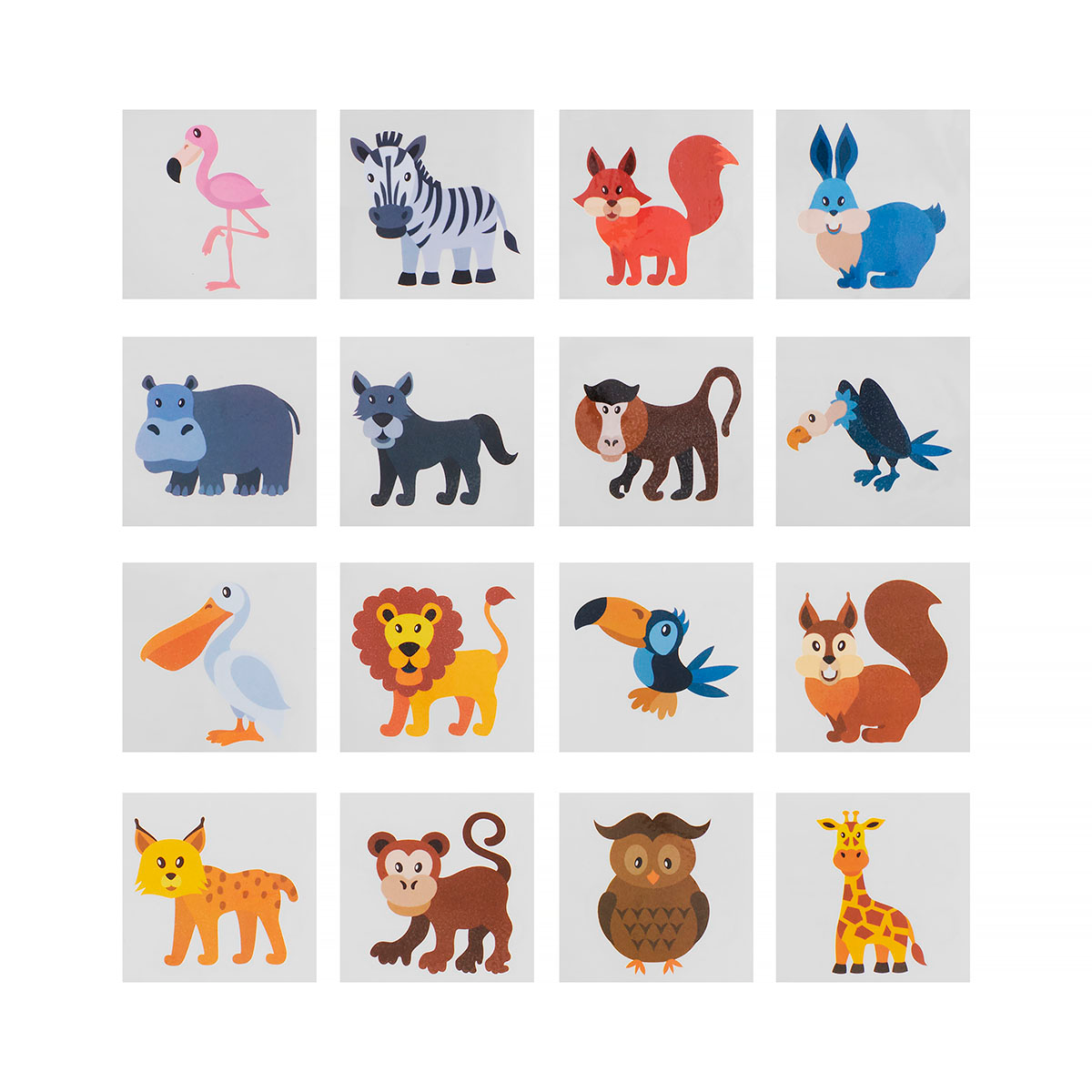 Zoo tatoveringer – 110 stk
