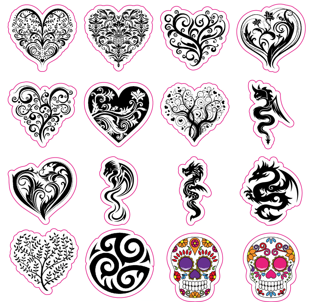 Cool Tattoos – 100 pcs