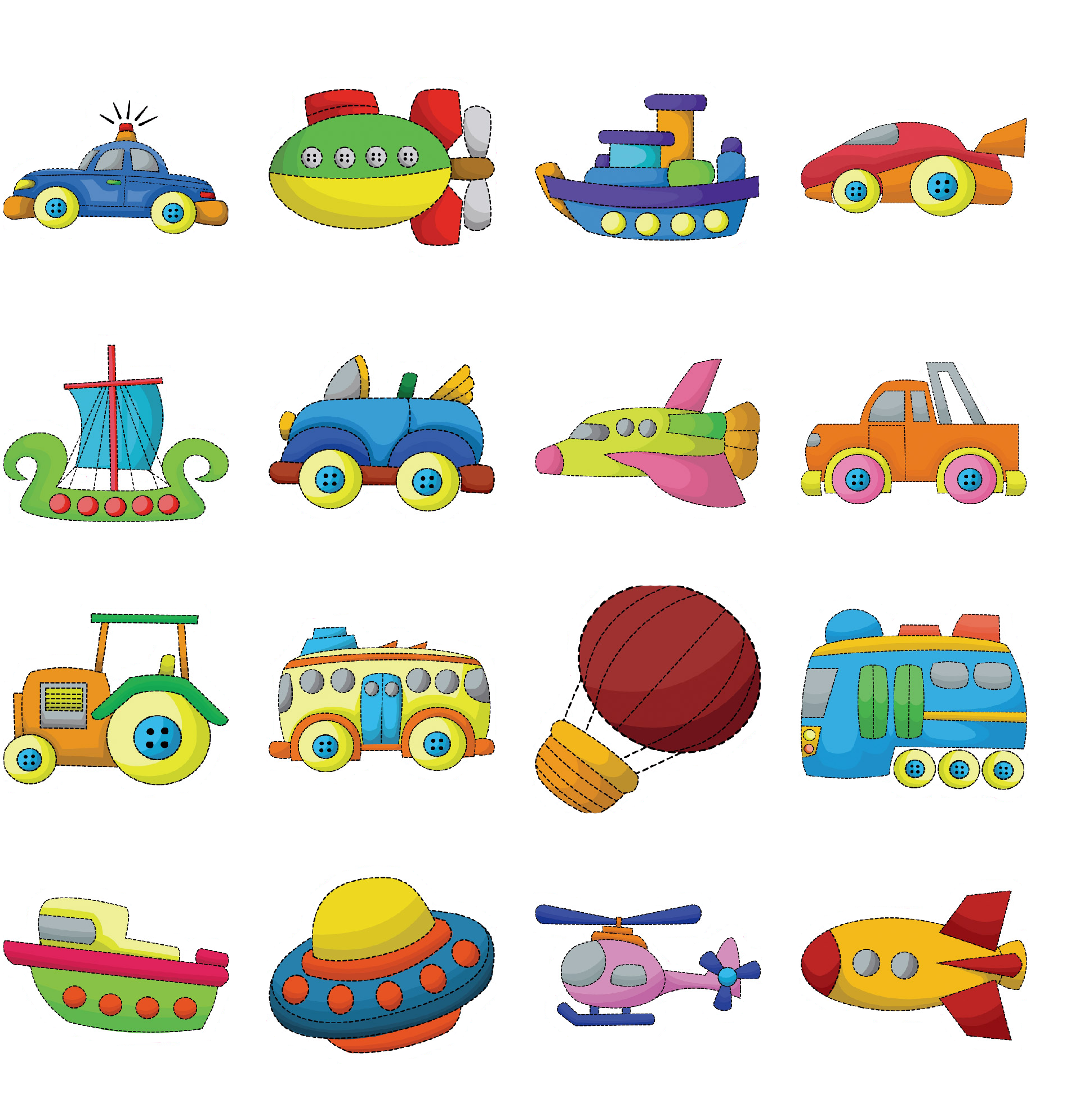 Beep & Go stickers – 85 pcs