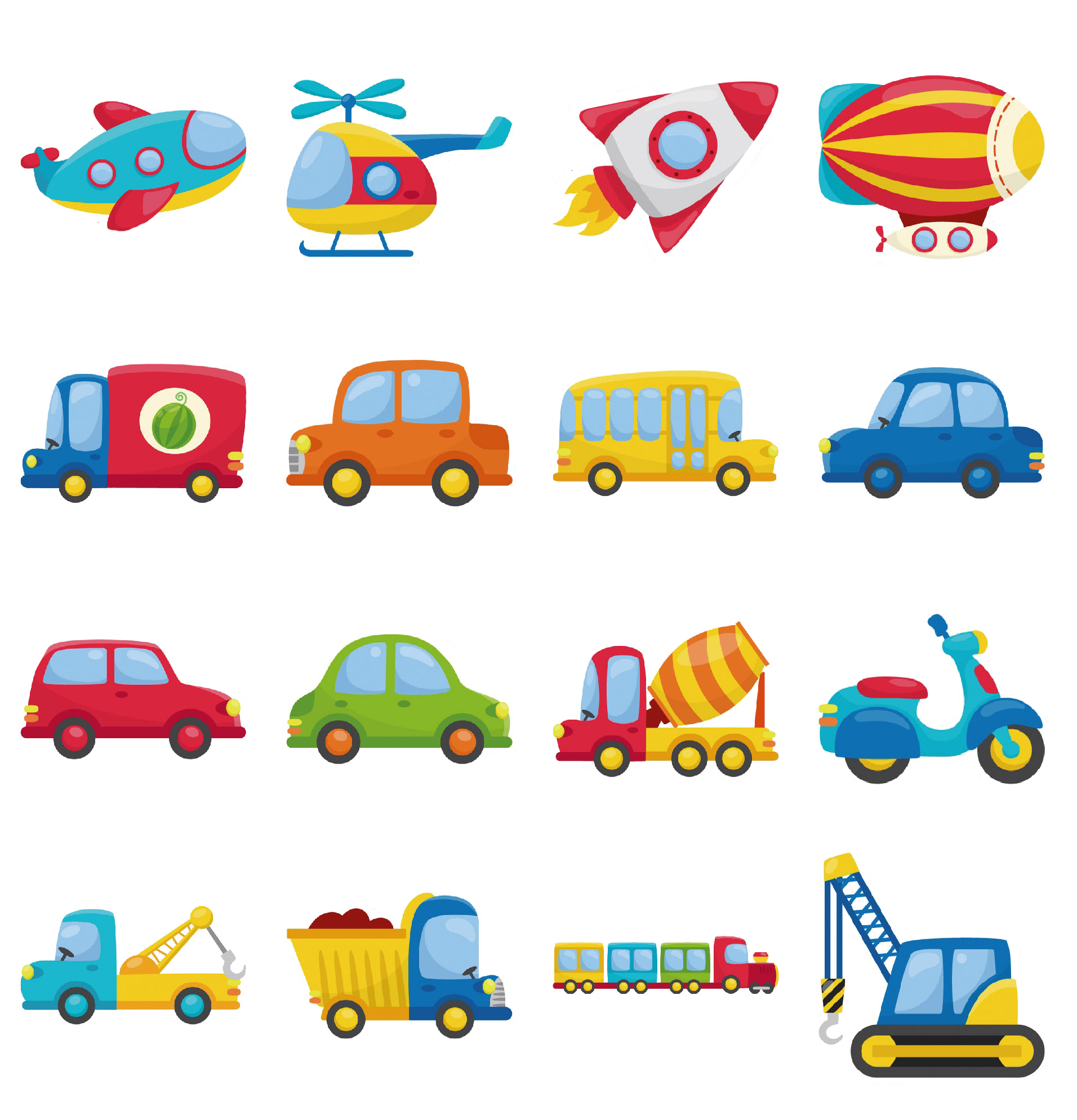 Beep & Go stickers – 85 pcs