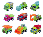 Larger Pullback Work Vehicles  27pcs
