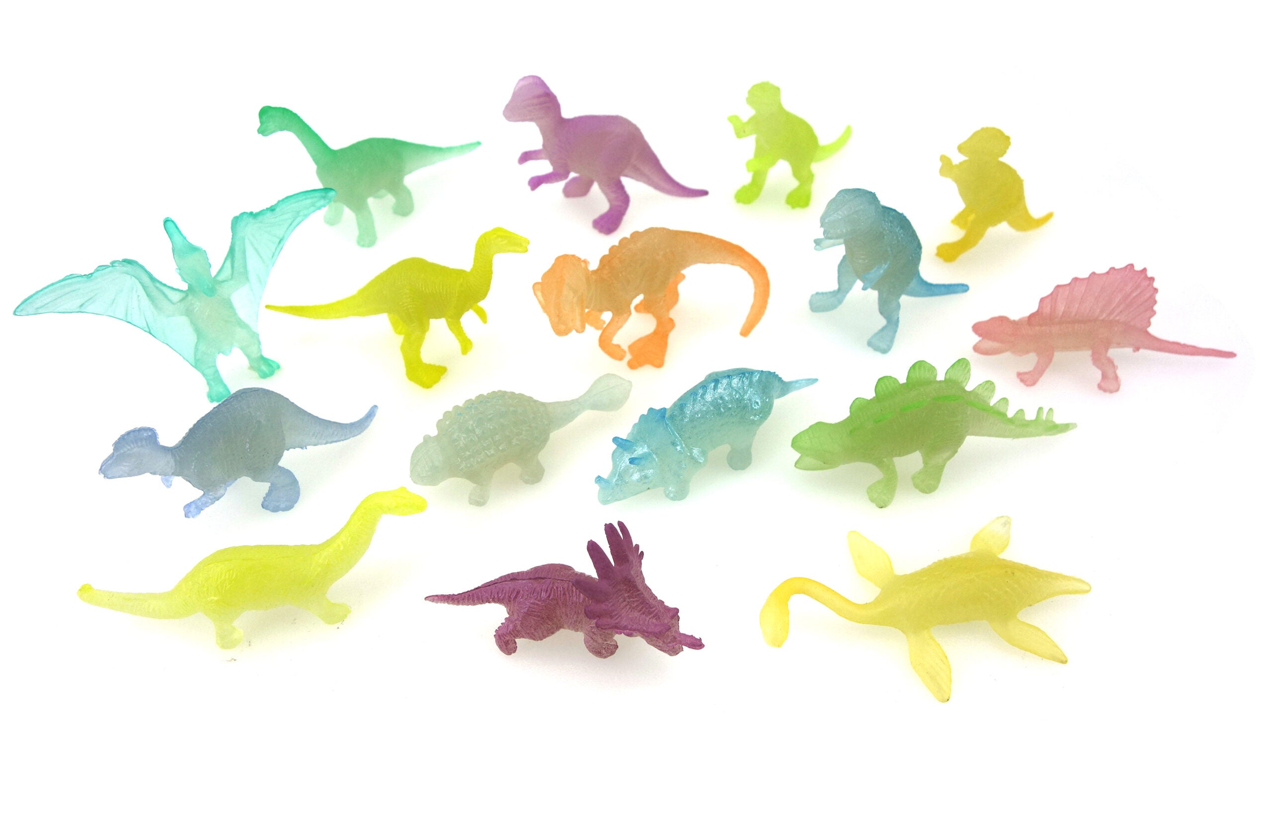 Smukke dinosaurer, der lyser i mørke 50 stk