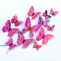 Butterfly 2 layer magnet/stickers – 12 pcs no: 8